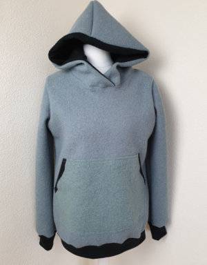 Damen Pullover / Hoodie aus Walk mintgrün (tailliert)