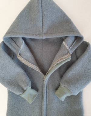 Walkjacke mintgrün, ungefüttert, Gr. 98