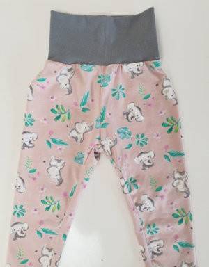 Leggings zart rosa mit Elefant und Blatt