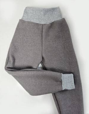 Walkhose grau-beige