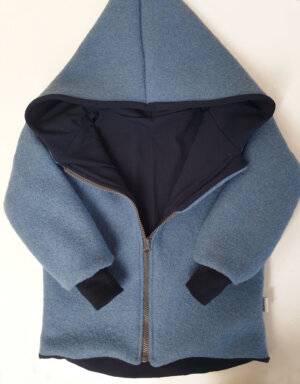 Walkjacke blau, dunkelblau