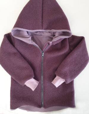 Walkjacke mauve, Jersey Tricot de Lux flieder