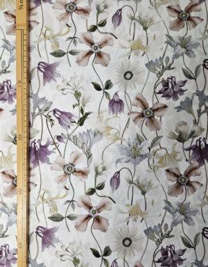 #J084 Bio-Jersey weiß mit großen Blumen