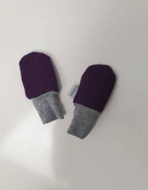 Walk-Handschuhe aubergine