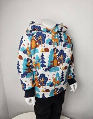 Langarm-Shirt Jersey Bär im Wald