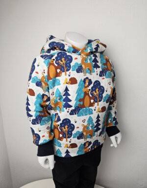 Langarm-Shirt Jersey Bär im Wald