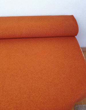 Walkloden orange - Farbmuster