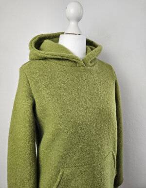 Damenjacke aus Walk kiwi
