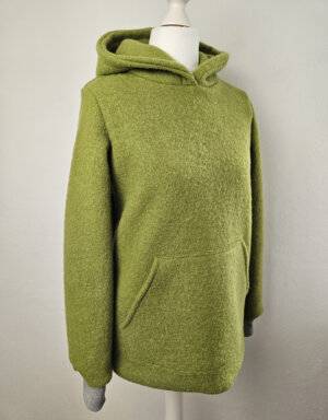Damenjacke aus Walk kiwi