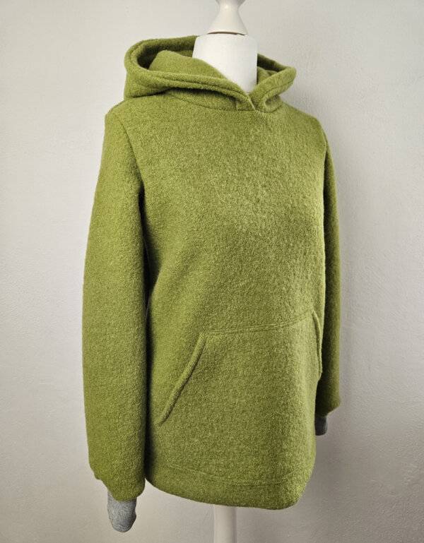 Damenjacke aus Walk kiwi