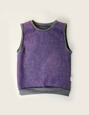 Pullunder aus Walk lavendel Pullunder aus Walk lavendel