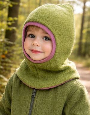 Schlupfmütze aus Walk kiwi