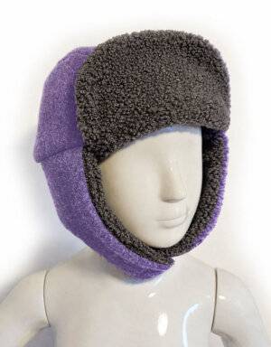 Skimütze aus Walk lavendel Skimütze aus Walk lavendel