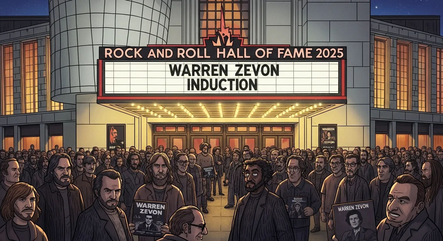 Rock and Roll Hall of Fame 2025 Warren Zevon