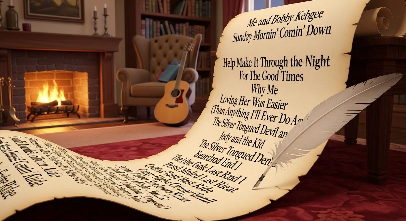 List of Songs Kris Kristofferson Wrote Detailed Breakdown