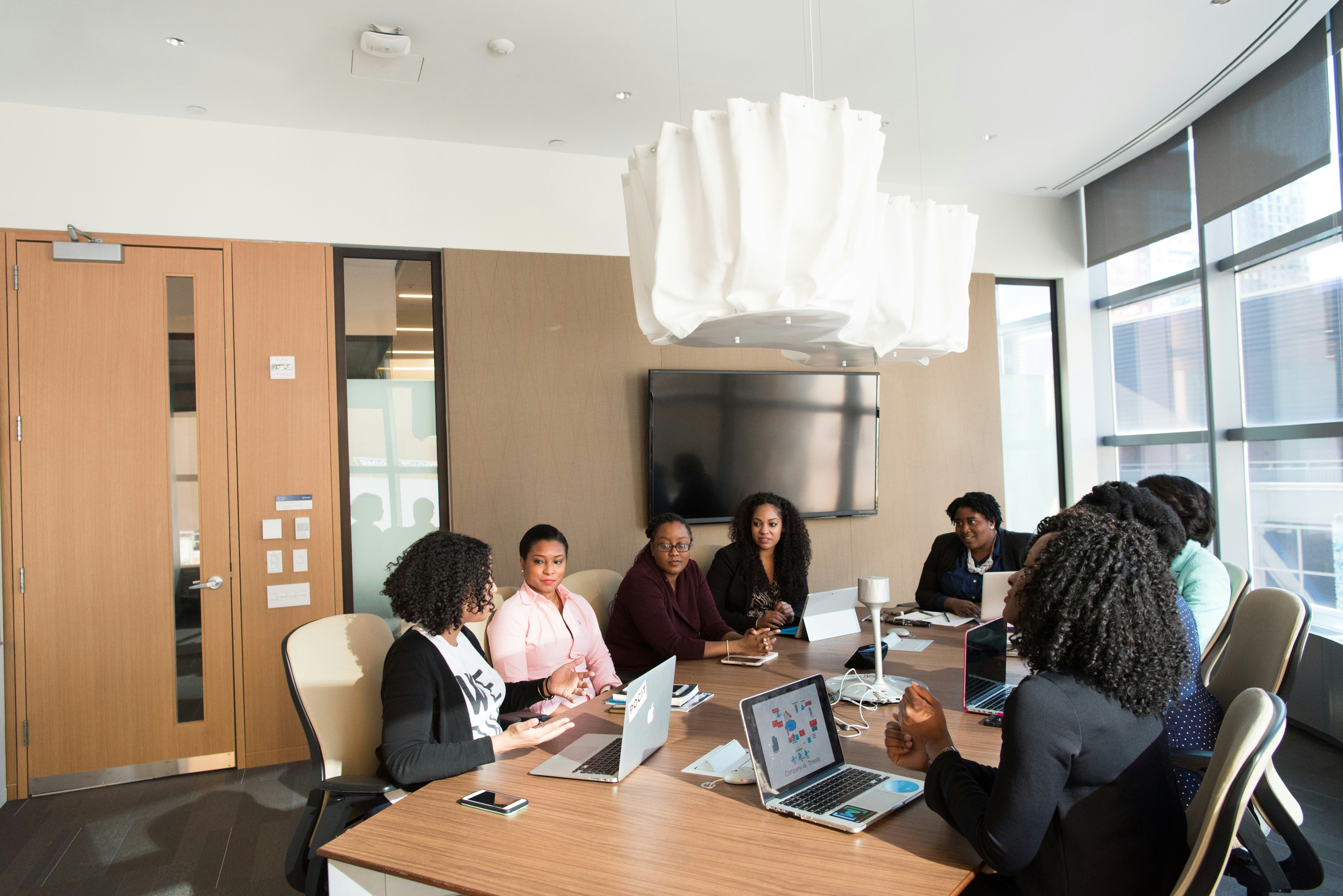 Financial planning meeting with investment spreadsheets and calculators