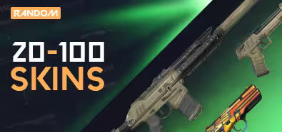 ОТ 20 ДО 100 СКИНОВ