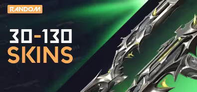 ОТ 30 ДО 130 СКИНОВ