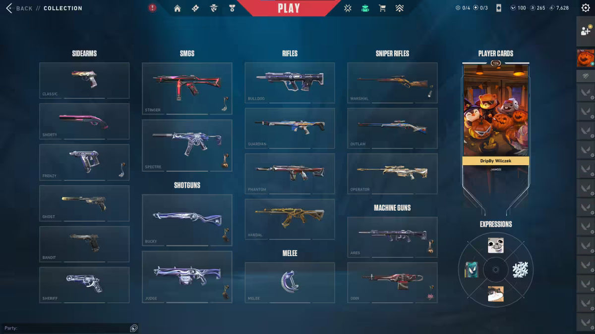 Valorant Account Eu Inventory: 44 Skins