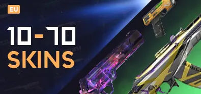 ОТ 10 ДО 70 СКИНОВ | Сервер EU 