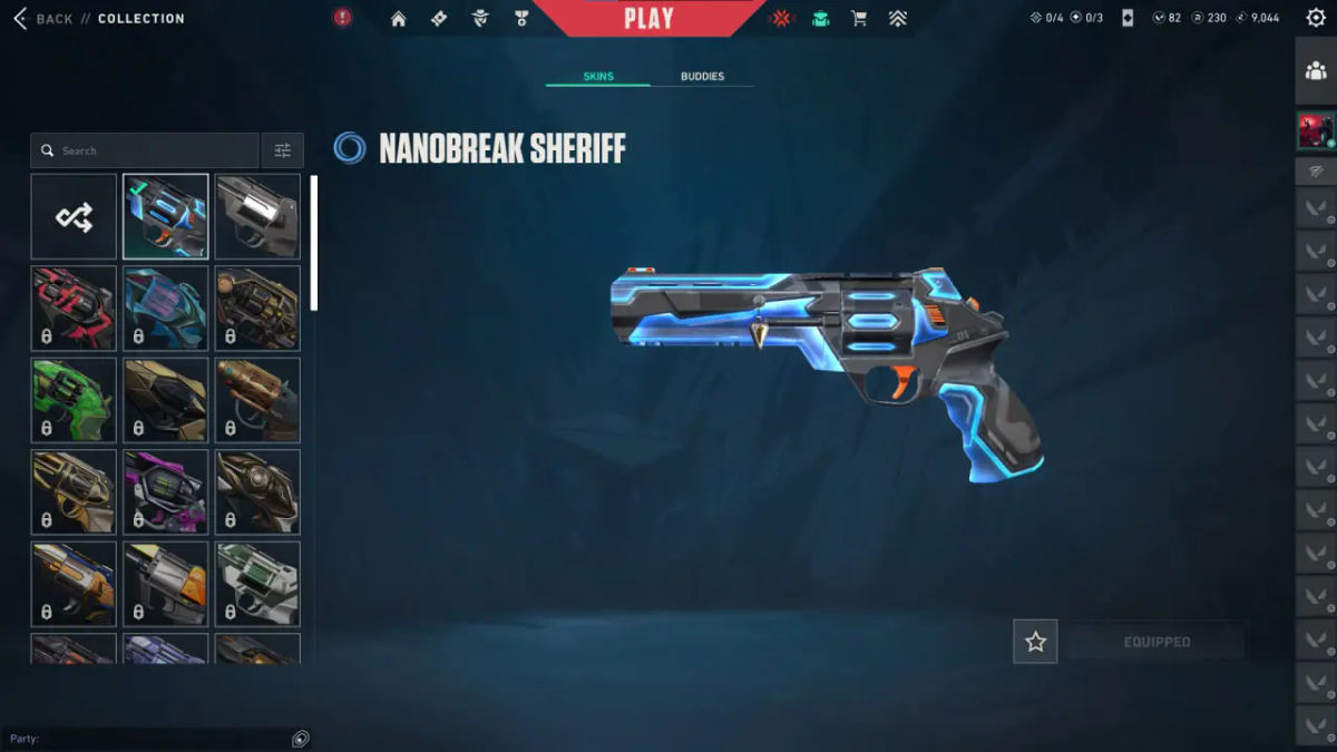 Celestial Fan Skin - Valorant Showcase