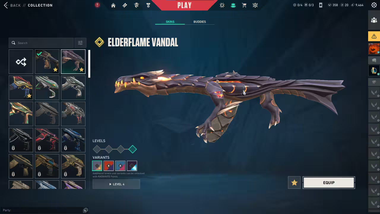 Аккаунт Valorant EU - 54 Скинов - Elderflame,Comet Sword