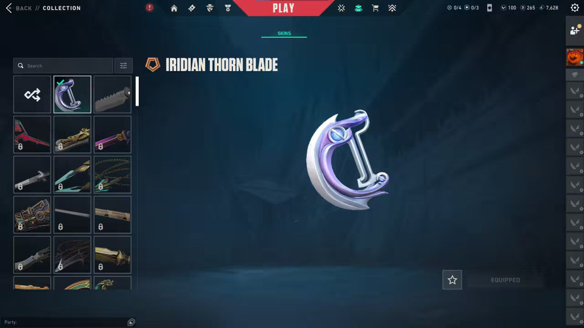 Valorant IridinThorn Blade