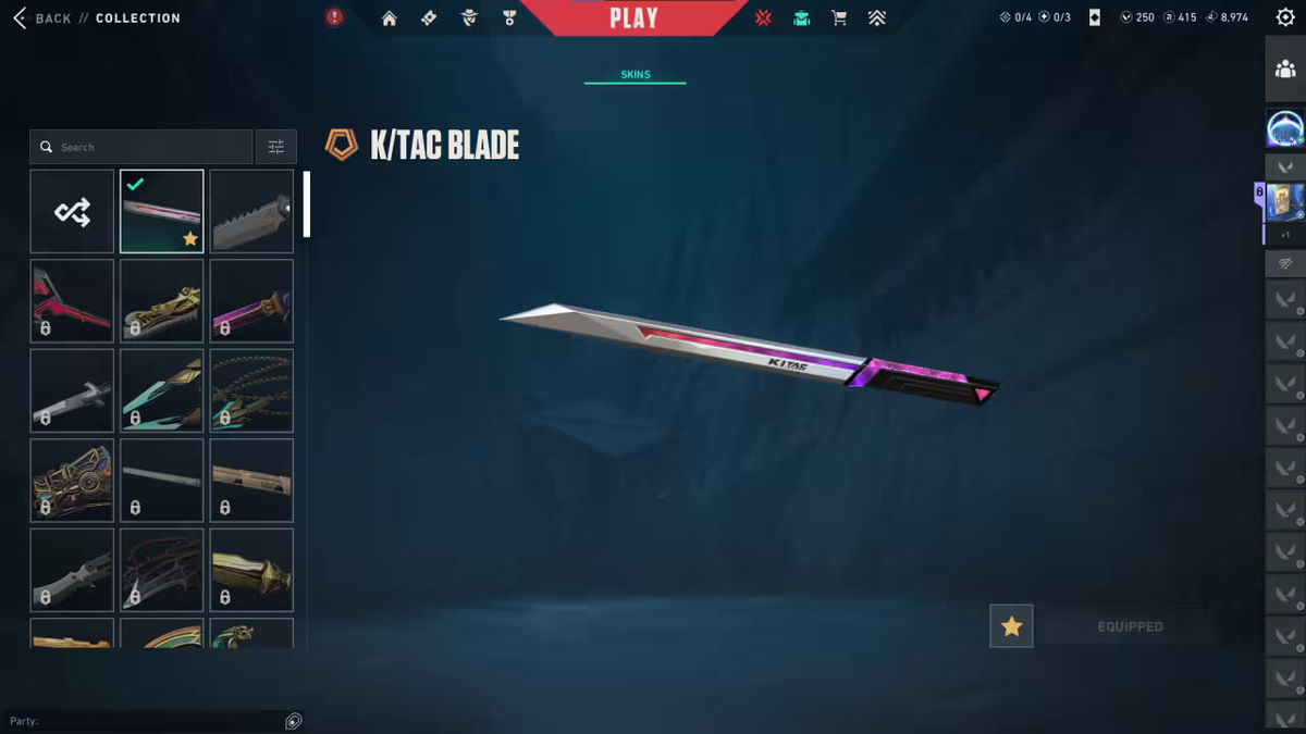Valorant K/tac Knife 