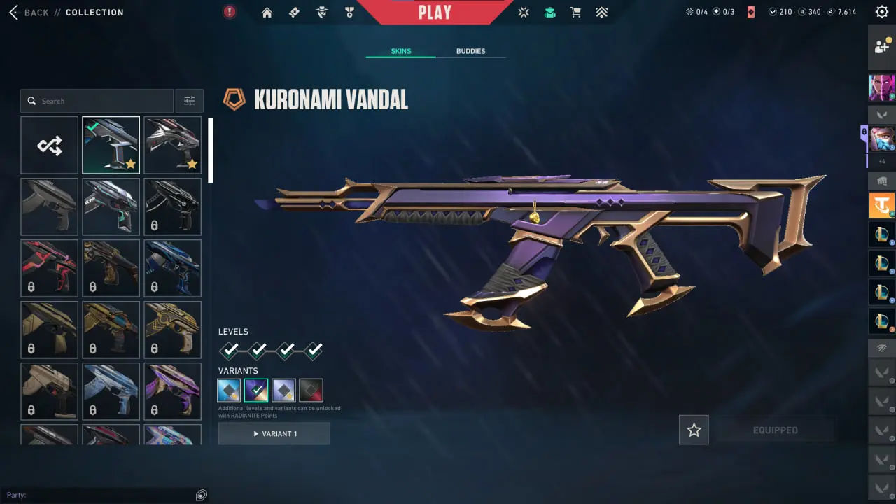 Аккаунт Valorant EU — 50 Скинов — Kuronami,Snowfall — Заброшен 