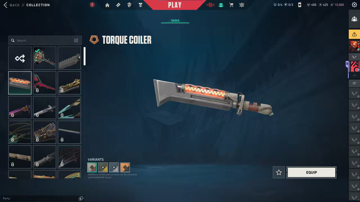 Valorant Torque Knife 