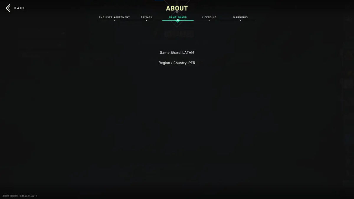 Valorant latam Server