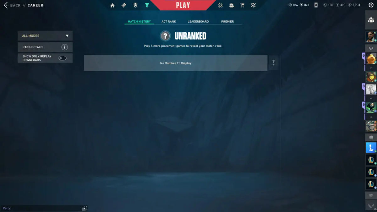 unranked latam Server