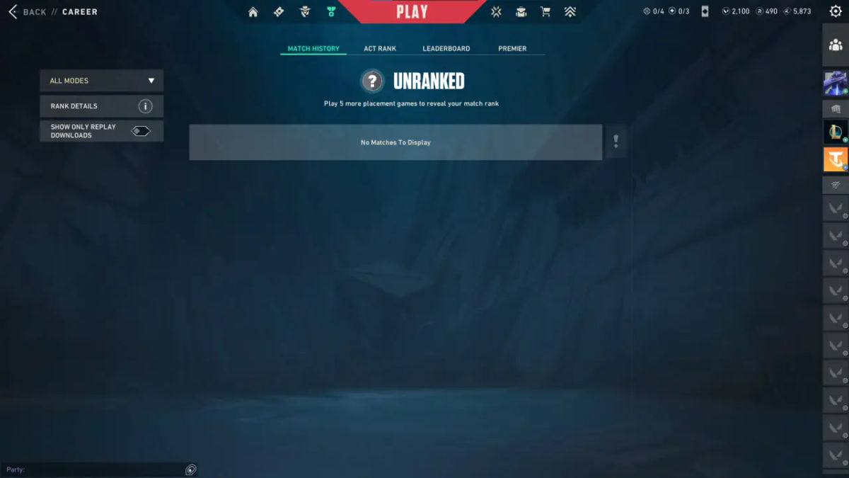 unranked latam Server