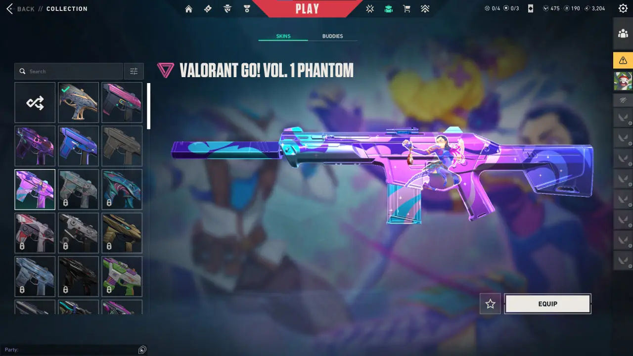 Аккаунт Valorant Latam - 40 Скинов - VALORANT GO! Vol. 1,Sakura,Luxe - Заброшен 