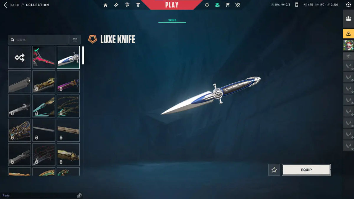 Valorant Recon Knife 