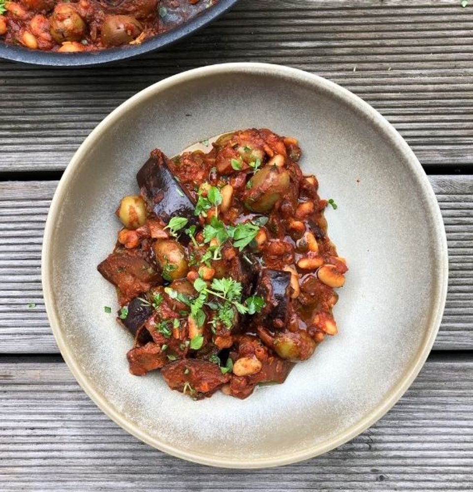 Aubergine Caponata Stew