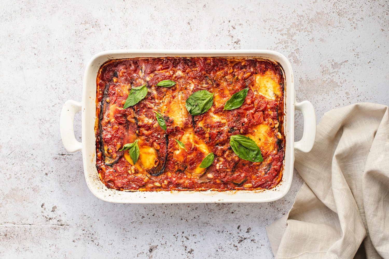 Aubergine Parmigiana