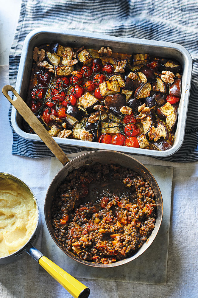 Aubergine & Walnut Ragu