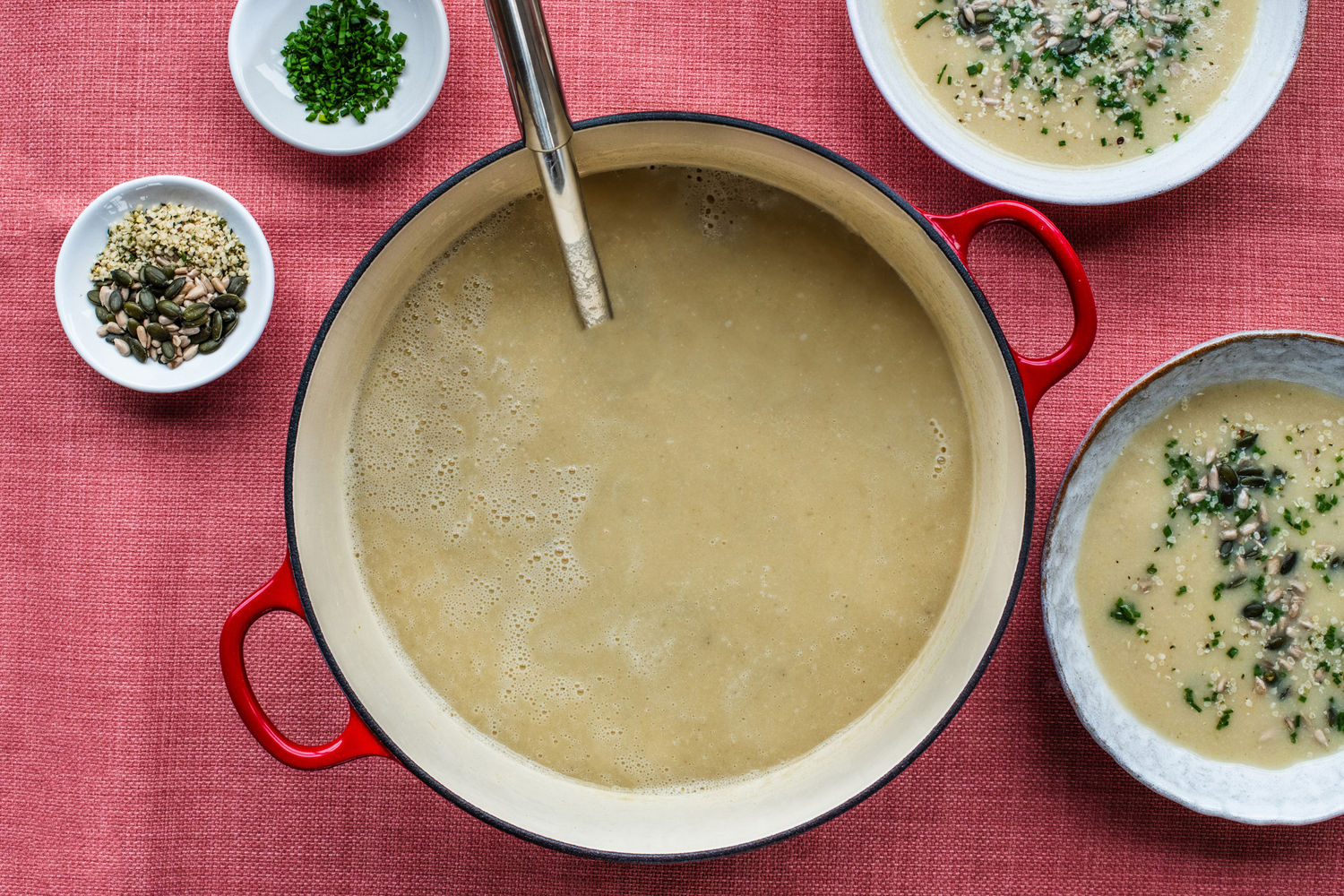 Celeriac, Apple and Butterbean Soup