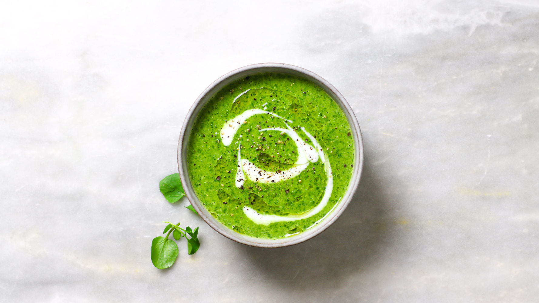 Classic Watercress and Pea Soup