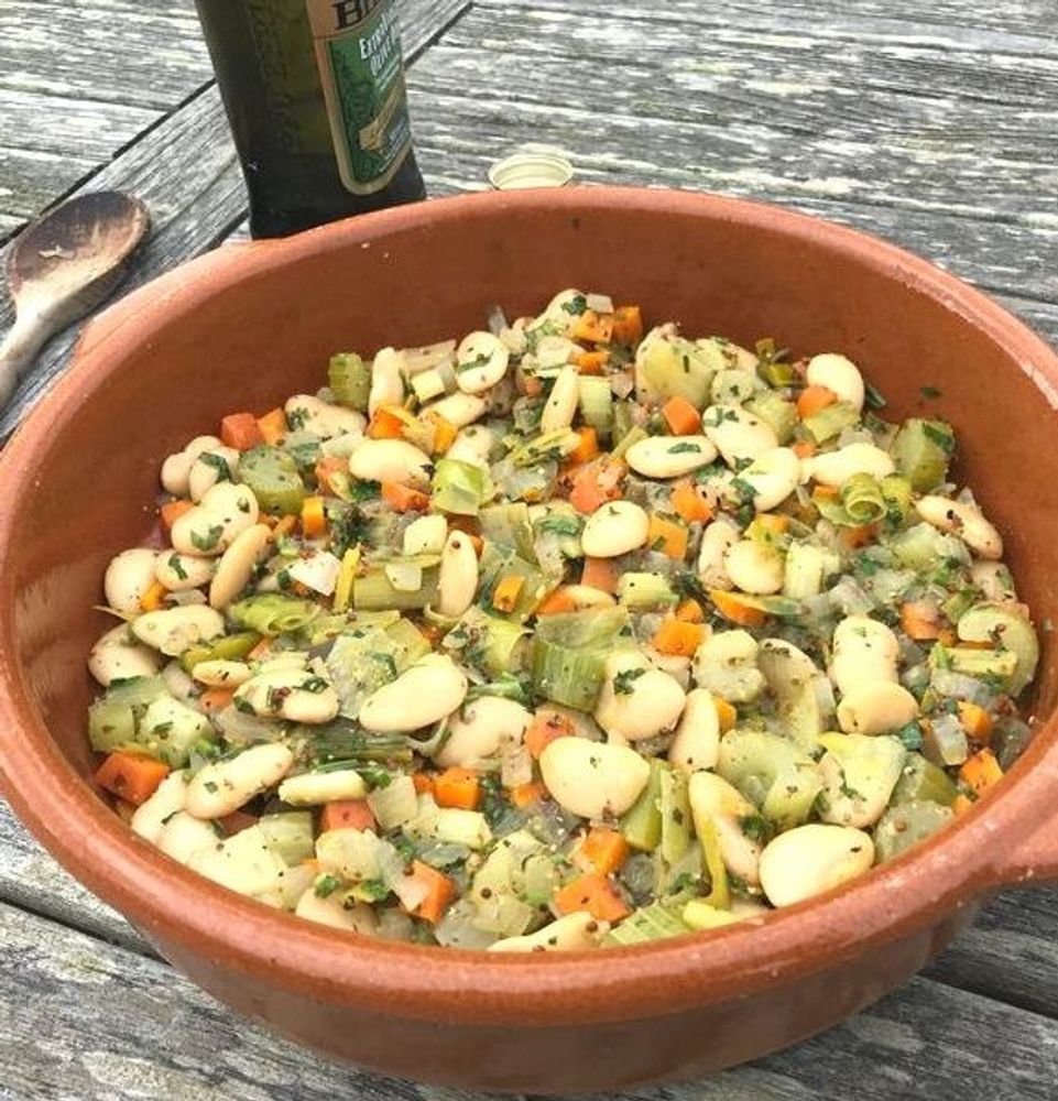 Leek and Butter Bean Cassoulet