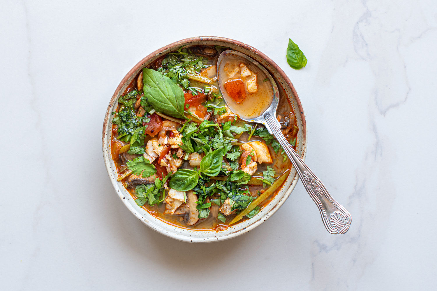 Lemongrass, Cod and Mushroom Thai style Broth | The Doctor's Kitchen
