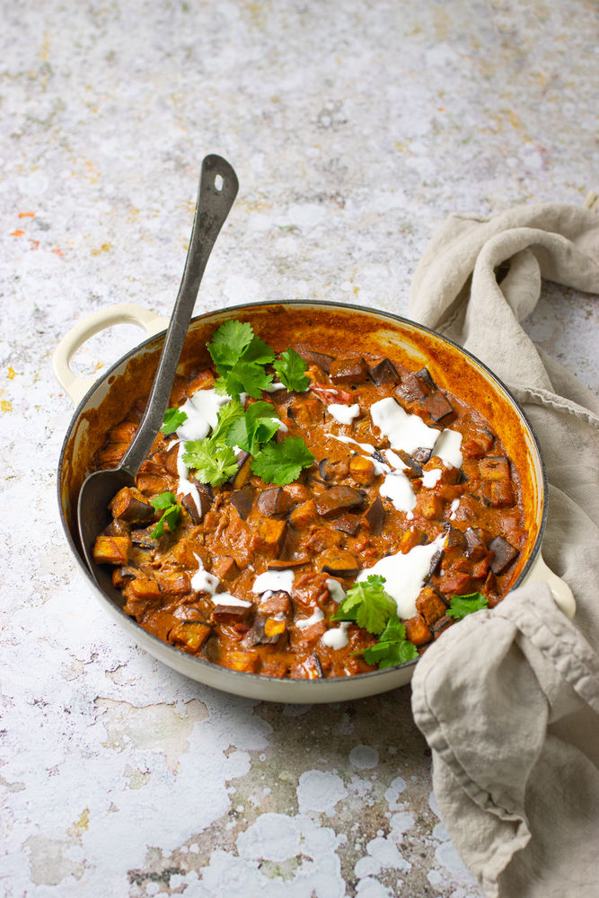 Masala Aubergine Bake