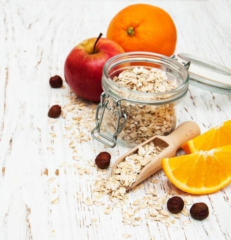 Overnight Orange Apple and Ginger Oats