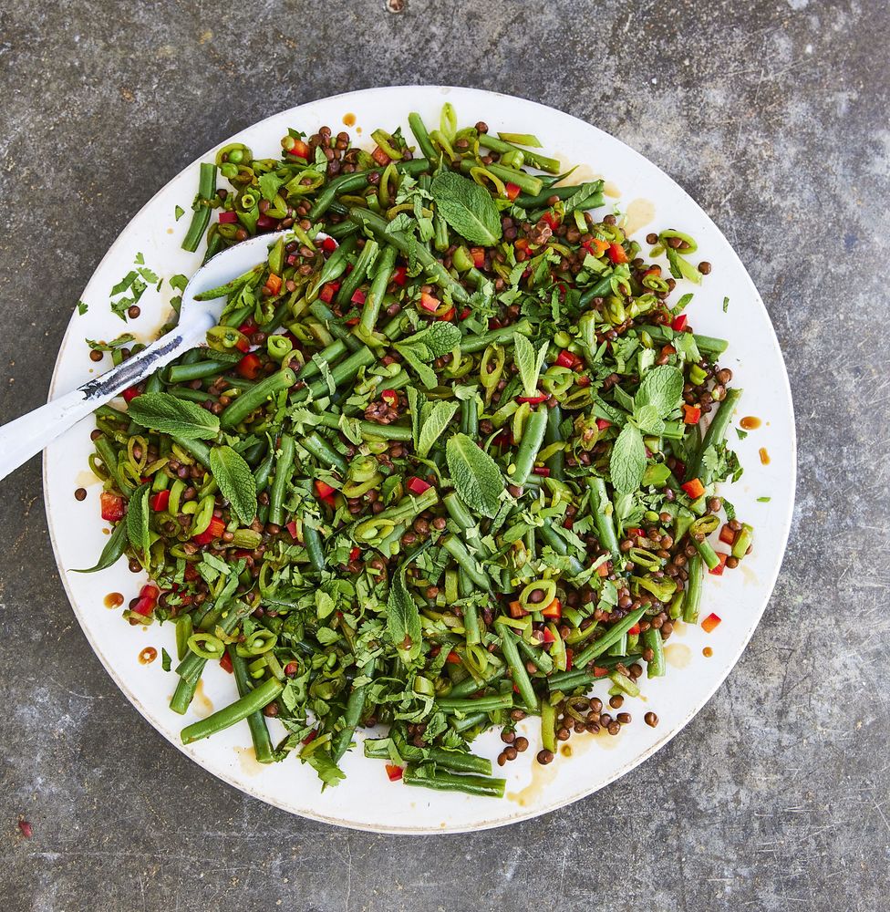 Sticky Tangy Green Beans