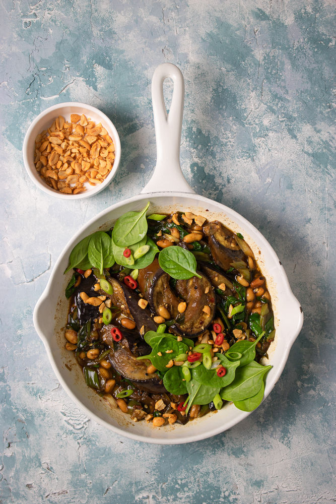 Szechuan Style Aubergine