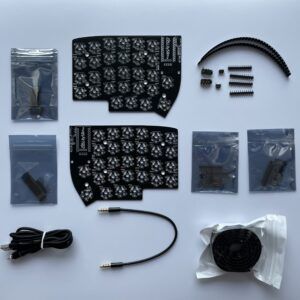 lily58pro black pcb keyboard kit