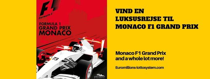 Vind en luksusrejse for 2 til F1 Grand Prix i Monaco