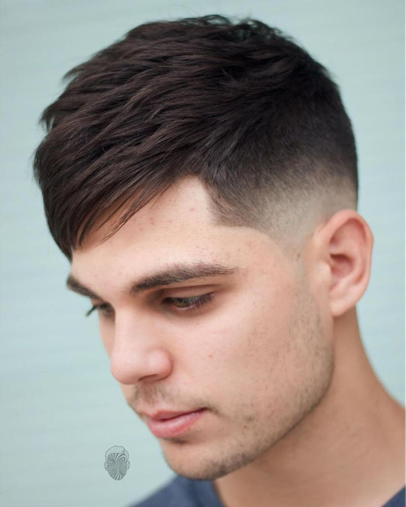Mid Taper Fade Straight Hair