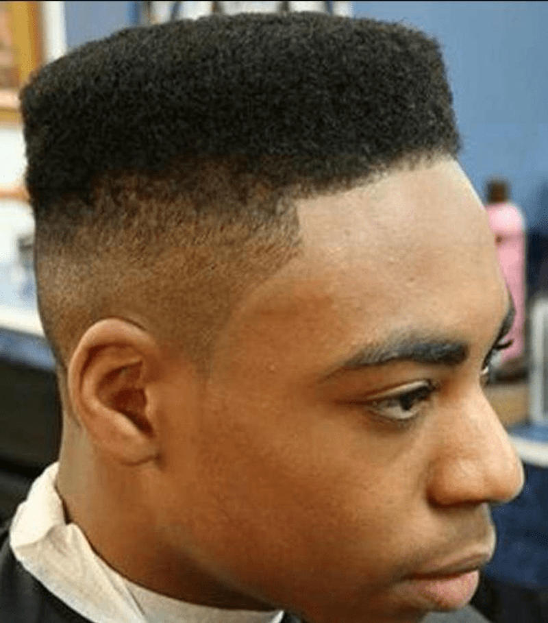 High Taper Fade Black Male